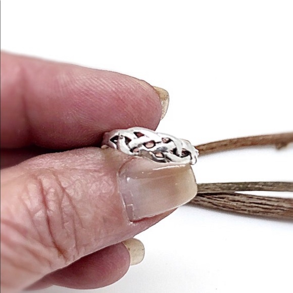 Celtic Knot Sterling Silver Toe Ring, 3/8”, Adjustable, NEW, Ships in Gift Box - Picture 3 of 8